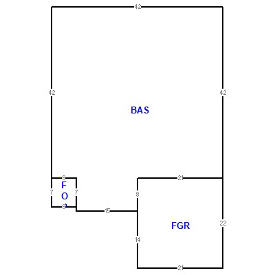 Building layout (traversing data) of this property