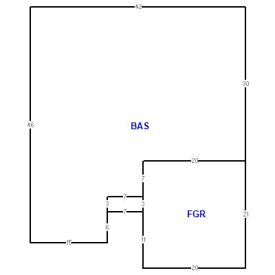 Building layout (traversing data) of this property