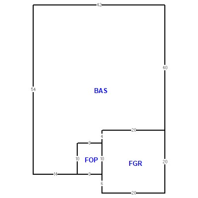 Building layout (traversing data) of this property