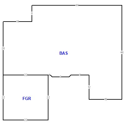 Building layout (traversing data) of this property