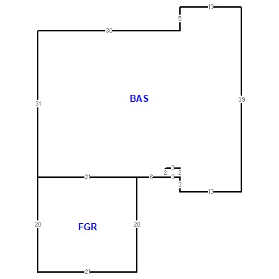 Building layout (traversing data) of this property