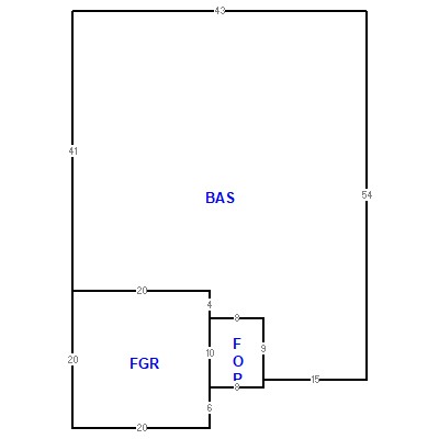 Building layout (traversing data) of this property