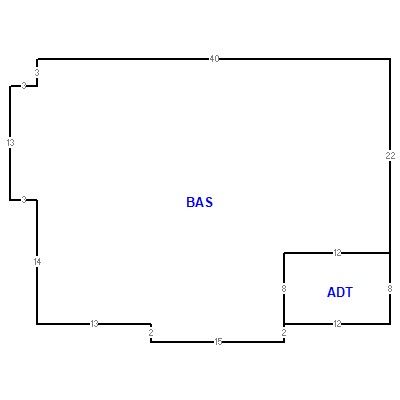 Building layout (traversing data) of this property