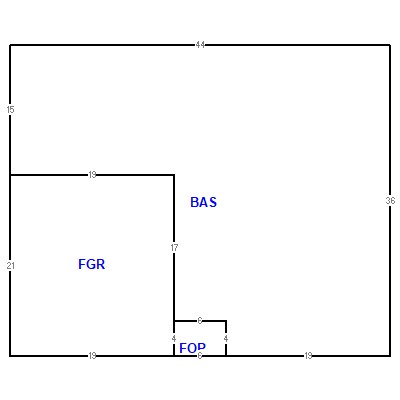 Building layout (traversing data) of this property