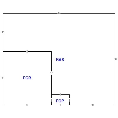 Building layout (traversing data) of this property