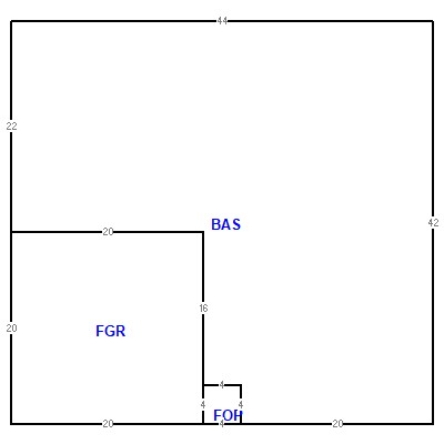 Building layout (traversing data) of this property