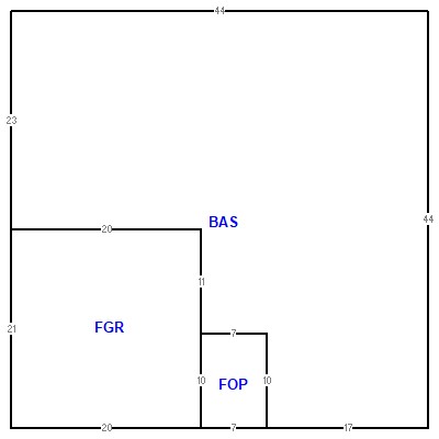 Building layout (traversing data) of this property