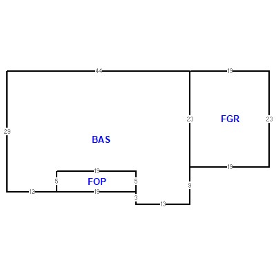 Building layout (traversing data) of this property