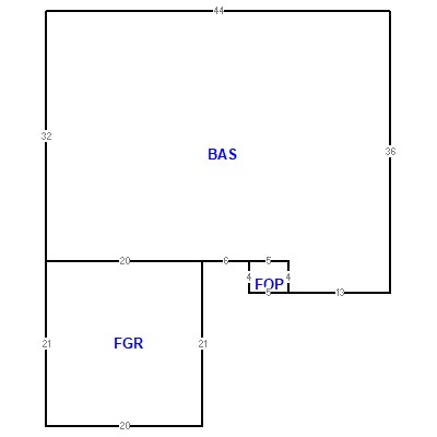 Building layout (traversing data) of this property