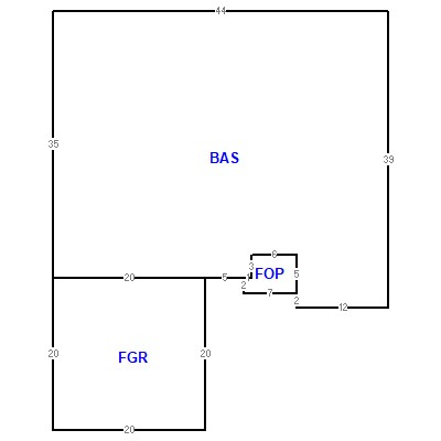 Building layout (traversing data) of this property