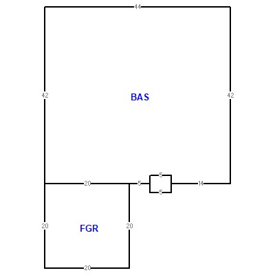 Building layout (traversing data) of this property