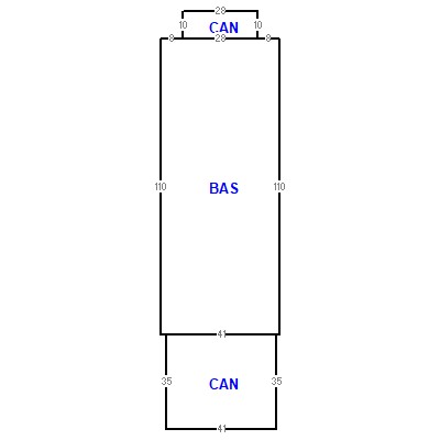 Building layout (traversing data) of this property