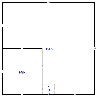Building layout (traversing data) of this property