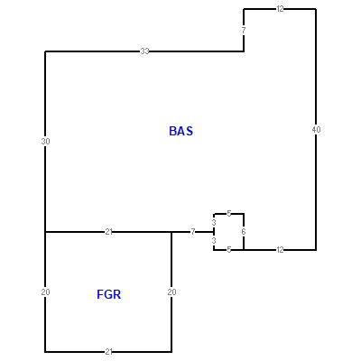 Building layout (traversing data) of this property
