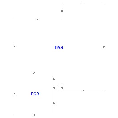 Building layout (traversing data) of this property