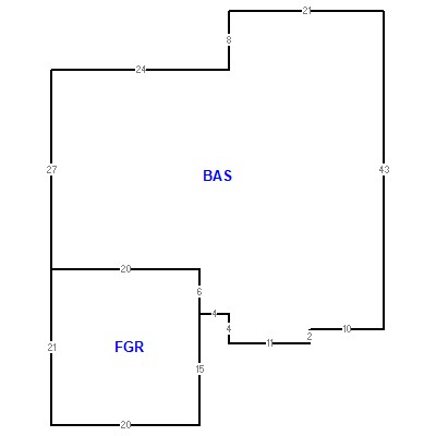 Building layout (traversing data) of this property