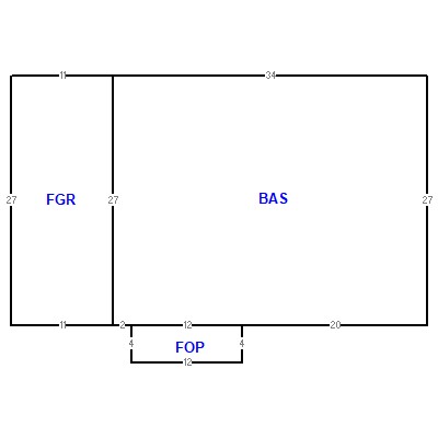 Building layout (traversing data) of this property