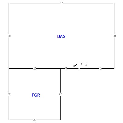 Building layout (traversing data) of this property