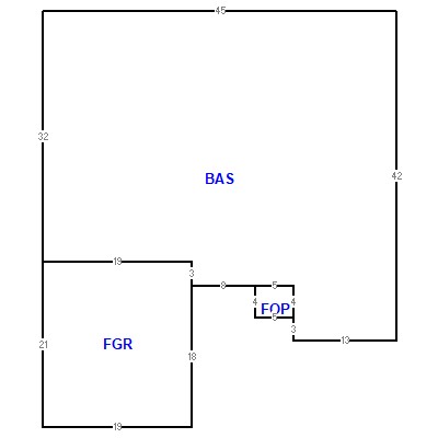 Building layout (traversing data) of this property