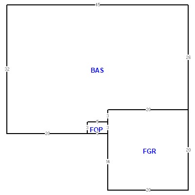 Building layout (traversing data) of this property