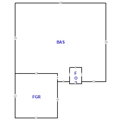 Building layout (traversing data) of this property