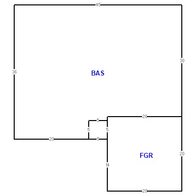 Building layout (traversing data) of this property