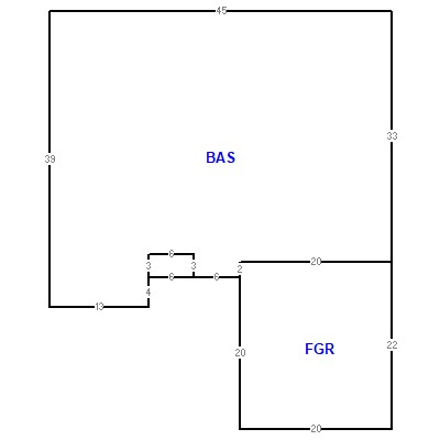 Building layout (traversing data) of this property
