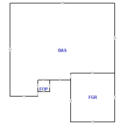 Building layout (traversing data) of this property