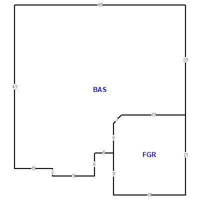 Building layout (traversing data) of this property