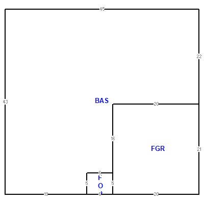 Building layout (traversing data) of this property