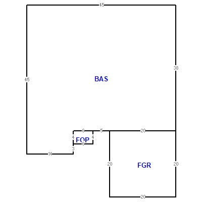 Building layout (traversing data) of this property