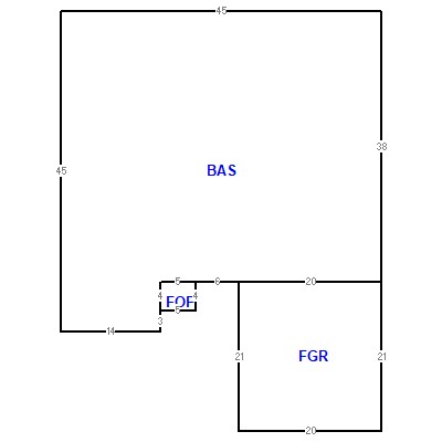 Building layout (traversing data) of this property