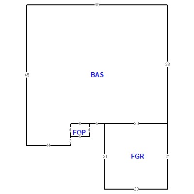 Building layout (traversing data) of this property