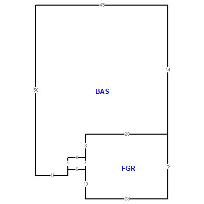 Building layout (traversing data) of this property