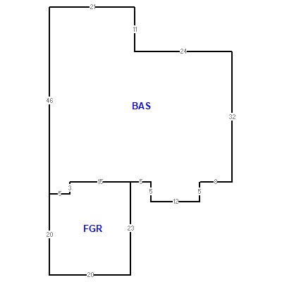 Building layout (traversing data) of this property