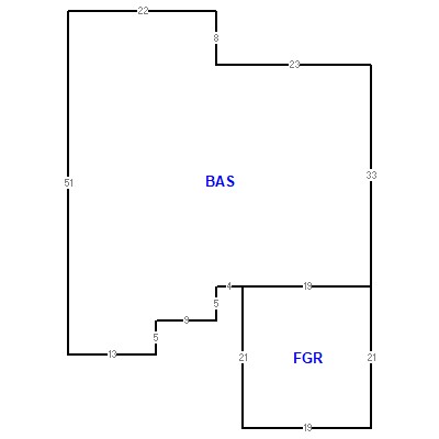 Building layout (traversing data) of this property