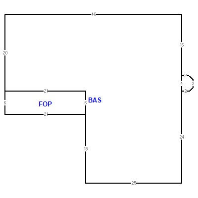 Building layout (traversing data) of this property