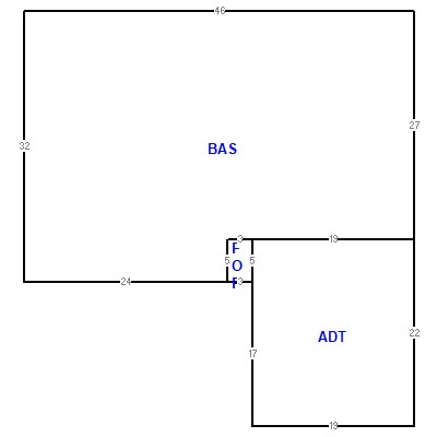 Building layout (traversing data) of this property