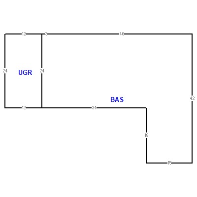 Building layout (traversing data) of this property