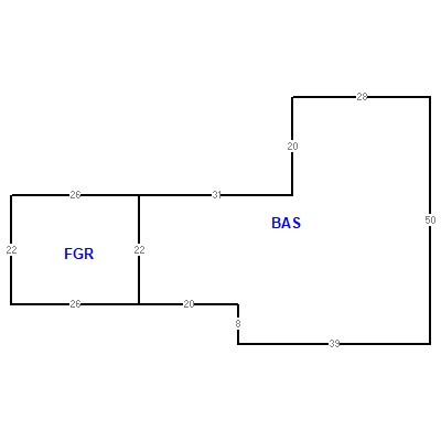 Building layout (traversing data) of this property