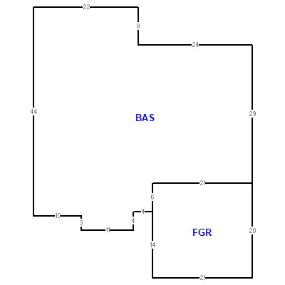 Building layout (traversing data) of this property