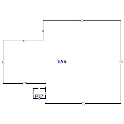 Building layout (traversing data) of this property