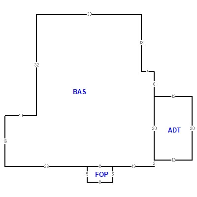 Building layout (traversing data) of this property