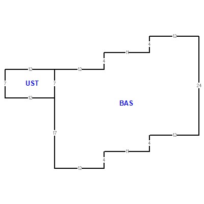 Building layout (traversing data) of this property