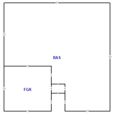 Building layout (traversing data) of this property