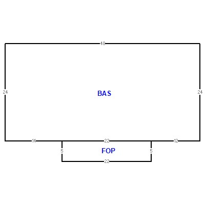 Building layout (traversing data) of this property