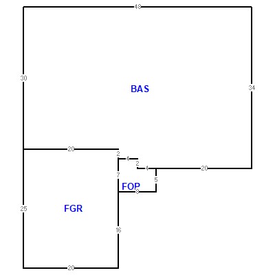 Building layout (traversing data) of this property