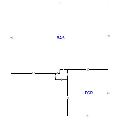 Building layout (traversing data) of this property