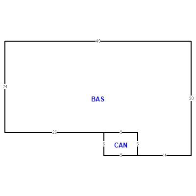 Building layout (traversing data) of this property