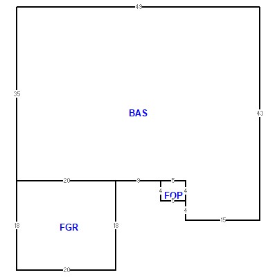 Building layout (traversing data) of this property